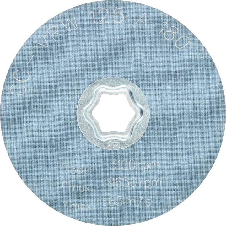 Actual product image Pferd Sanding disc COMLICK soft fleece disc CC Ø 125 mm A 180 for cleaning & satin finishing for angle (180)