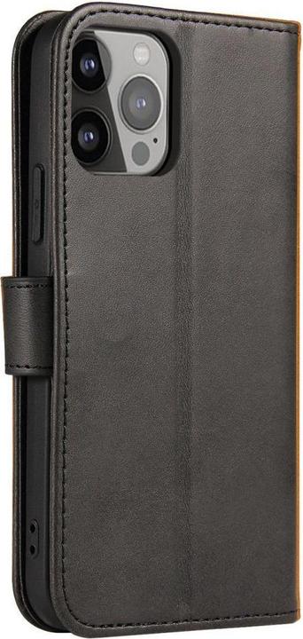 Actual product image Hurtel Magnet Case case for Asus Zenfone 9 flip cover wallet stand black (Asus Zenfone 9)