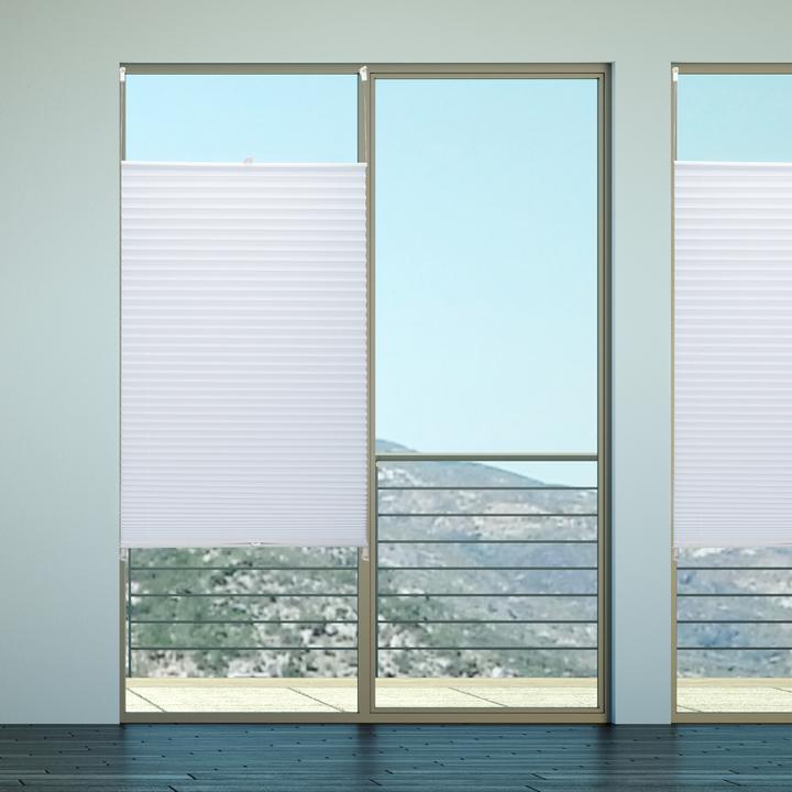 Actual product image Relaxdays Pleated Blinds White (60 x 2 x 130 cm)