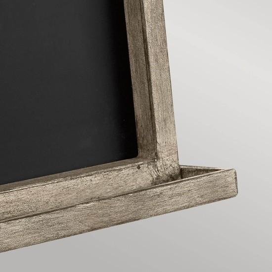 Produktbild Elstead Lighting Chalkboard Wandleuchte E27 Verwittertes Zink (E27)