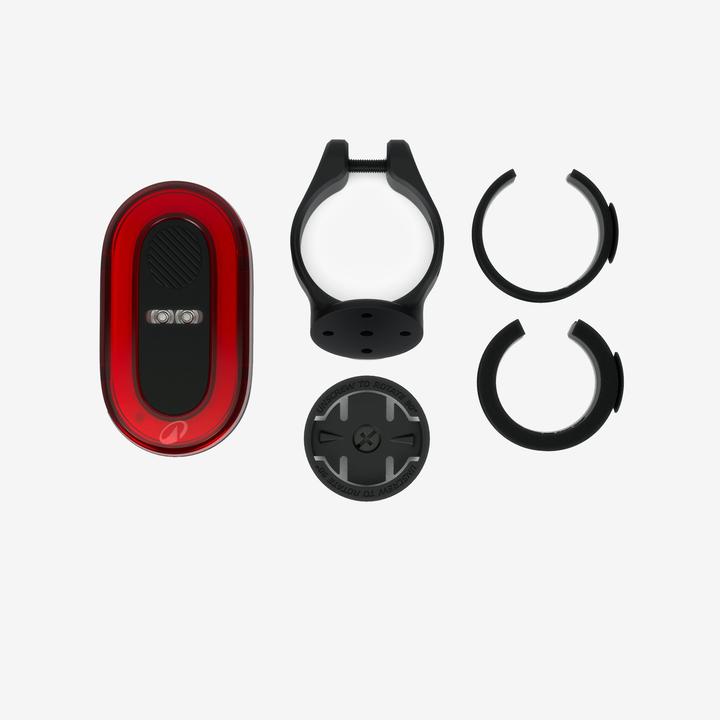Actual product image Decathlon Fahrradbeleuchtung Set Front-/Rücklicht ST930 USB Bremssensor (400 lm, 15 lm)