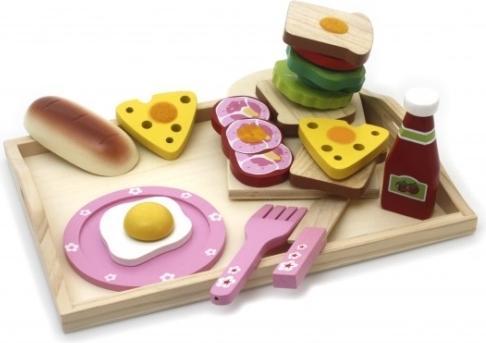 Actual product image Imagetoys Morgenmadsbakke i trae med tilbehør