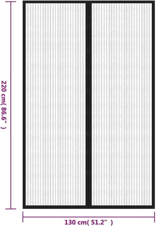 Produktbild VidaXL Insektenschutz Vorhang (220 x 220 cm)