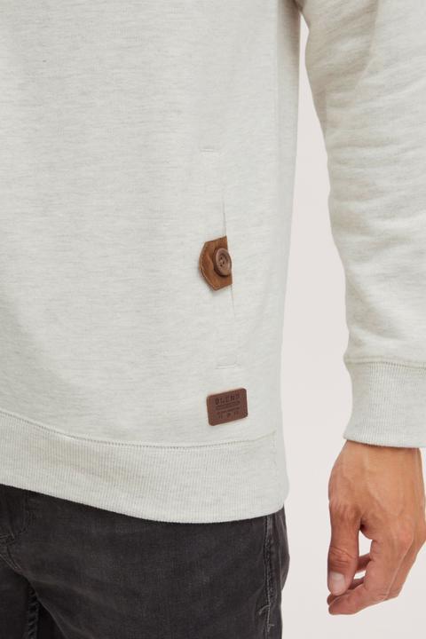 Actual product image Blend Achlias Men's Sweatshirt Sweat Shirt Jumper With High-Neck Buttons And Pockets (XL)