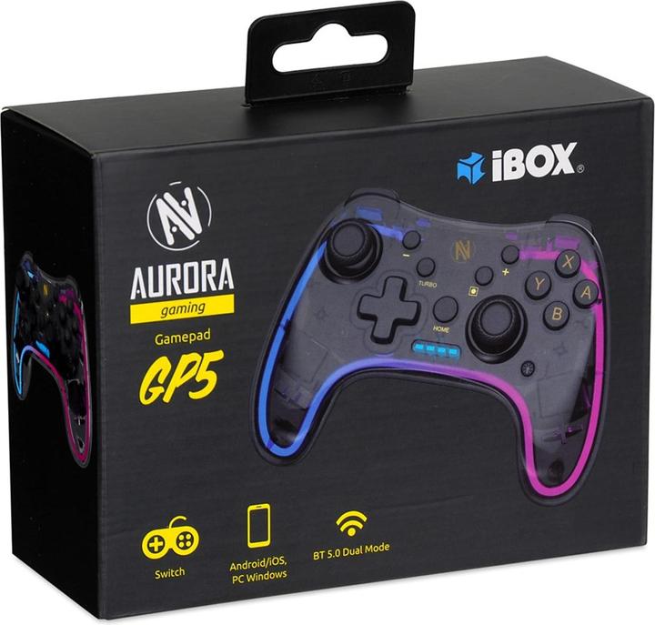 Image du produit iBox Aurora Gamepad Gp5 Contrôleur Switch Android Ios (Android, Switch Lite, Switch OLED, iOS, PC, Switch, PS4)