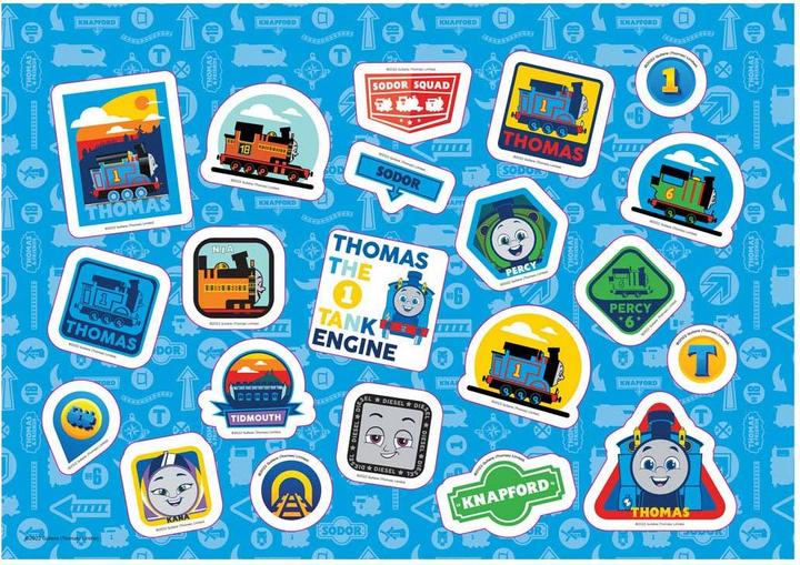 Produktbild Diakakis Thomas die kleine Lokomotive Malvorlagen mit Schablone und Stickerbogen