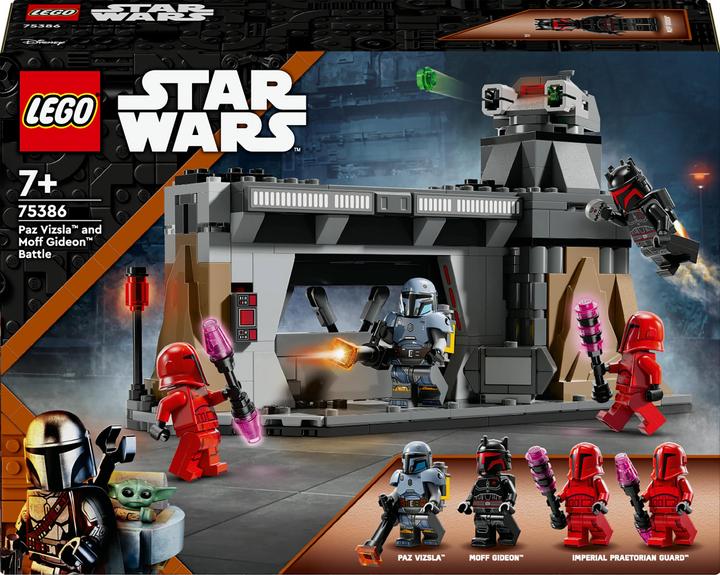 LEGO Duell zwischen Paz Vizsla und Moff Gideon (75386, LEGO Star Wars)