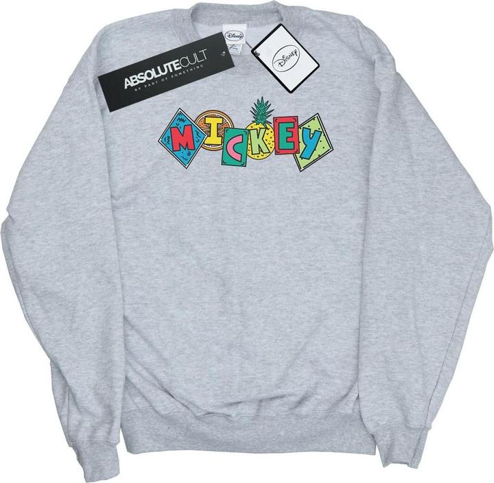 Actual product image Disney Girls Mickey Mouse Fruit Blocks Sweatshirt (152, 158)