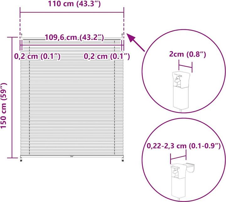 Produktbild VidaXL Eward (110 x 150 cm)