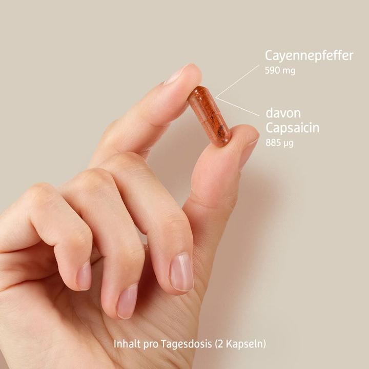 Produktbild Effective Nature Capsaicin aus Cayennepfeffer (60 Stück, Kapseln)