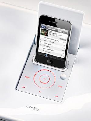 Produktbild Geneva Sound System, Model M, Weiss Hochglanz