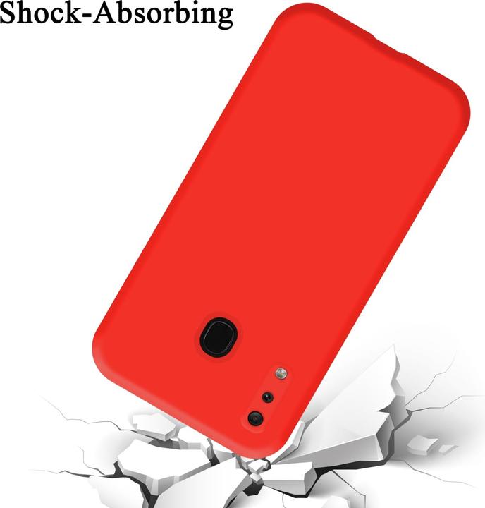 Actual product image Cadorabo TPU Liquid Silicone Case Cover (Samsung Galaxy A20, Samsung Galaxy M10s, TCL A30)