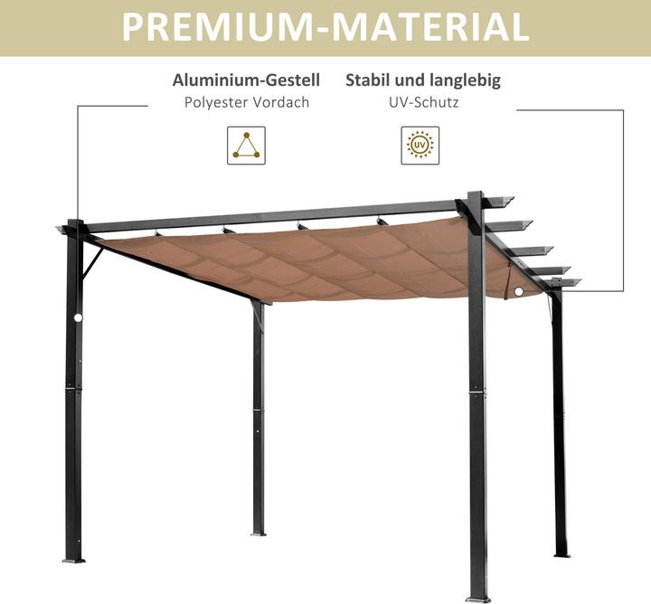 Actual product image Outsunny Pergola (300 cm, 400 cm)