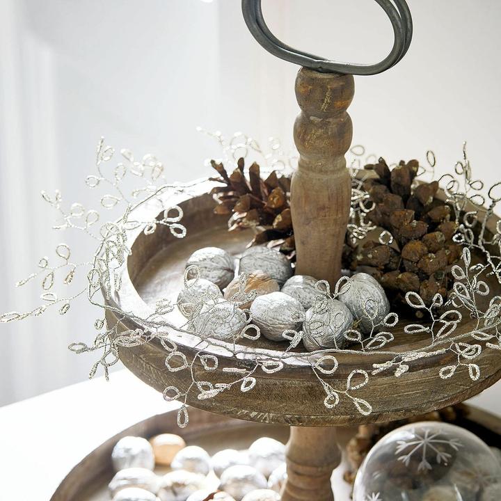 Actual product image Loberon Garland Maldon silver