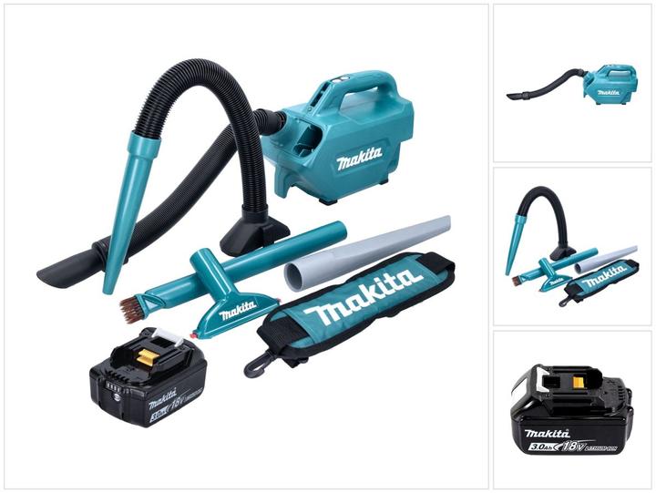 Image du produit Makita DCL 184 F1 Aspirateur sans fil 18 V - 54 mbar - 0,5 l + 1x Batterie 3,0 Ah - sans chargeur