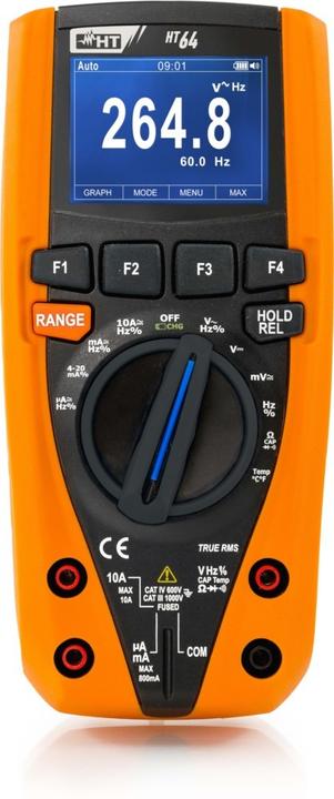 Immagine prodotto HT Instruments Multimetro manuale professionale TRMS fino a 1000 V / IV (CAT III 1000V, CAT IV 600V)