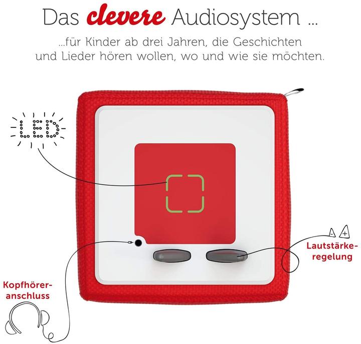 Image du produit Tonies Toniebox Starter Set Red (Creative Tone) (Allemand)