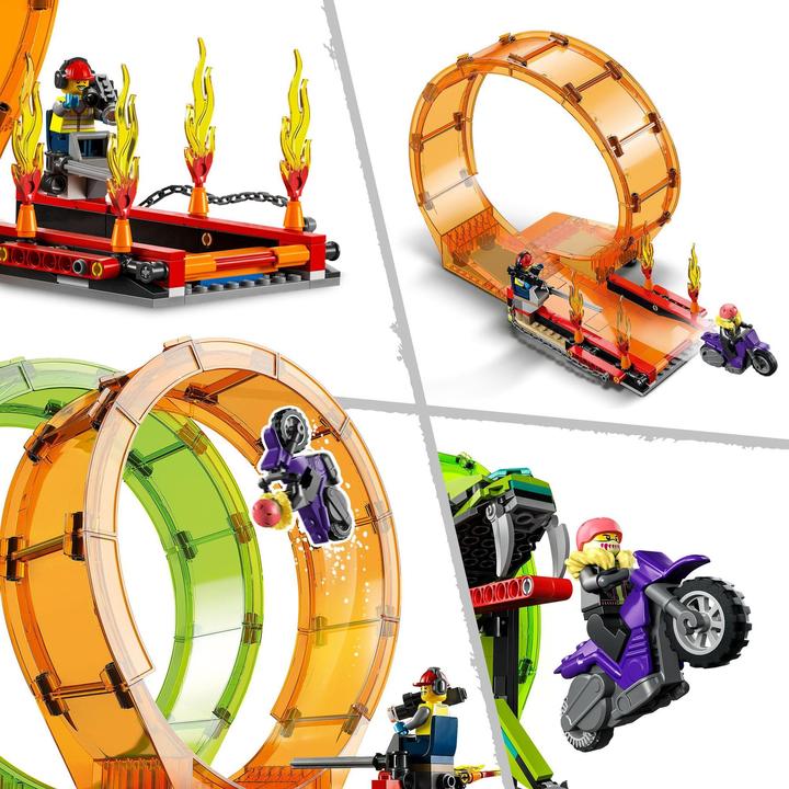 Actual product image LEGO Stunt show double looping (60339, LEGO City)