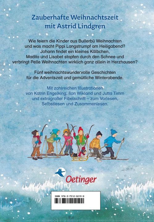 Produktbild Weihnachten mit Pippi, Madita und Pelle (Deutsch, Astrid Lindgren, Katrin Engelking, Ilon Wikland, 2022)