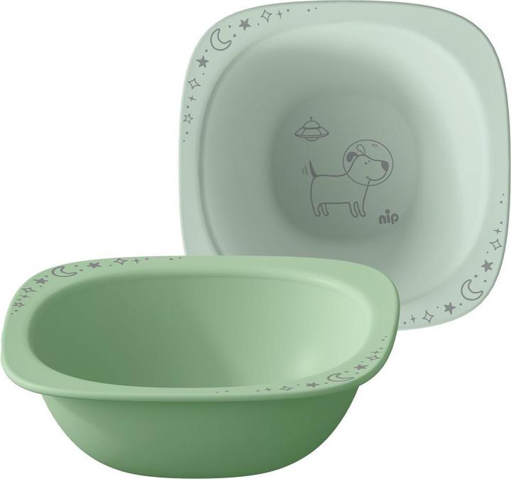 Produktbild NIP Kinderteller & Breischalen Breischale 2er Pack eat green - Blau