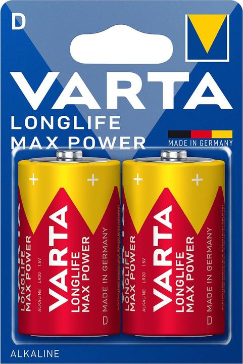Produktbild JTI Longlife Max Power D / LR20 Batterie 2er Pack (2 Stk., D)