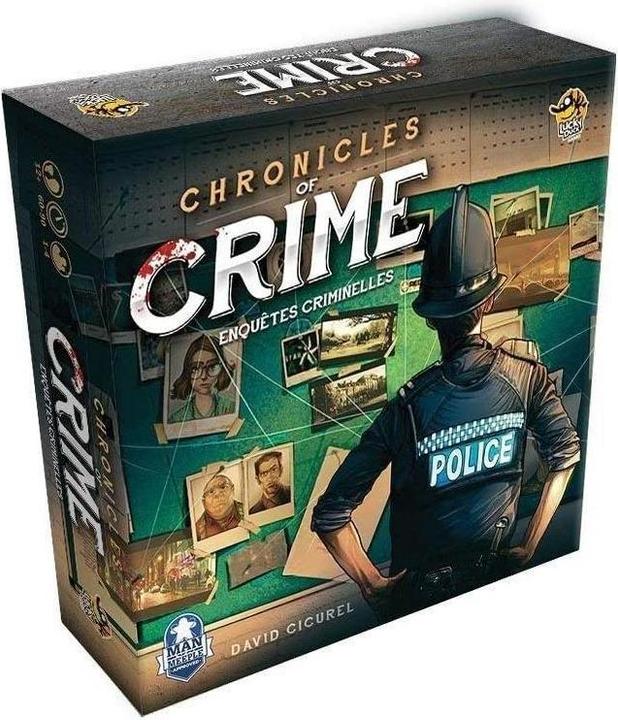 Corax Games 1021936 - Chronicles of Crime, Brettspiel für 1 - 4 Spieler ab 14 Jahren (DE-Ausgabe) (Deutsch)