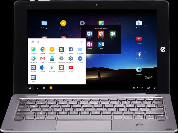 e-tab Pro WiFi Dual OS (10.10", Intel Atom x5-Z8300, 4 GB, 64 GB)