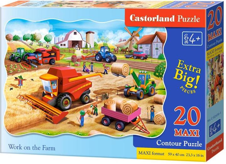 Image du produit Castorland Work on the Farm, puzzle 20 pièces maxi (20 pièces)