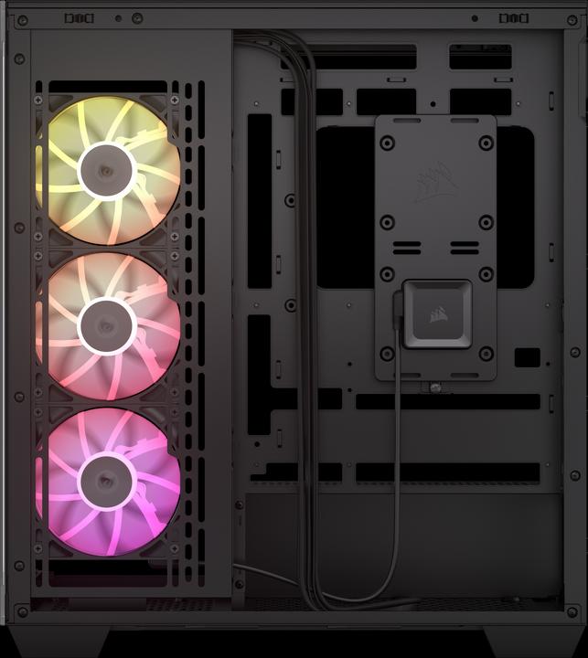Actual product image Corsair Case iCUE 3500X RGB Midi TG black BTF+ZERO (Mini-ITX, mATX, E-ATX, ATX)