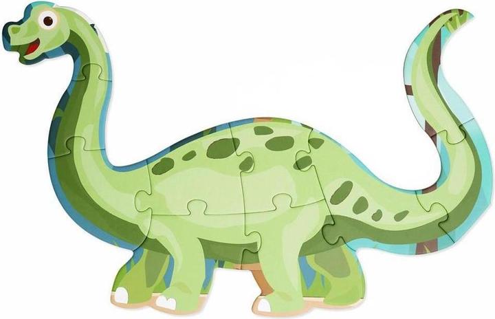 Actual product image Scratch 2in1 Floor Puzzle Dino (80 pieces)