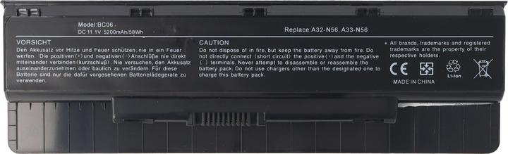 Immagine prodotto ASUS Akku A31-N56, A32-N46, A32-N56, A33-N56 Ersatzakku (6 Celle, 5200 mAh)