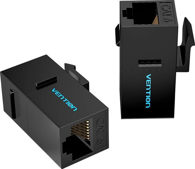 Actual product image Vention Keystone Jack Cat.6 UTP IPGB0, black (Keystone module)