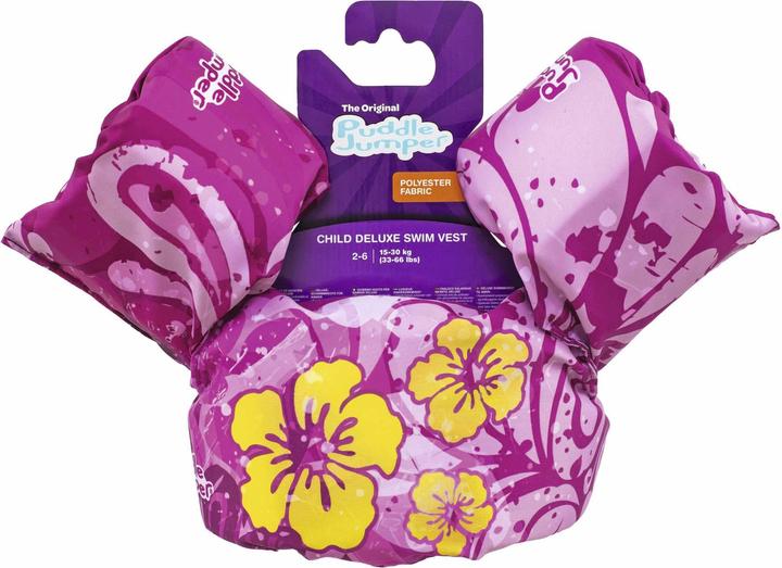 Produktbild Bestway Puddle Jumper® Schwimmhilfe Blume mit Textilbezug, 2-6 Jahre (10 - 25 kg)