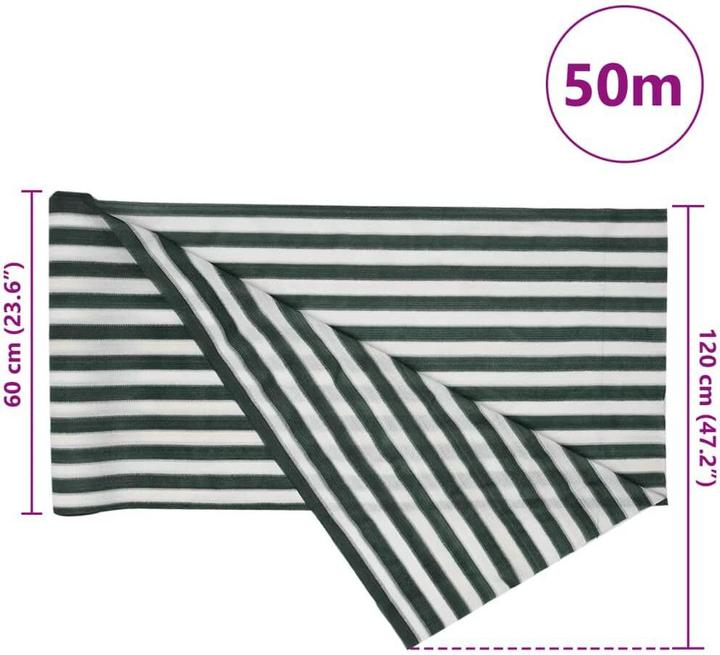 Produktbild VidaXL Zaunblende HDPE 75 g/m² (5000 cm)