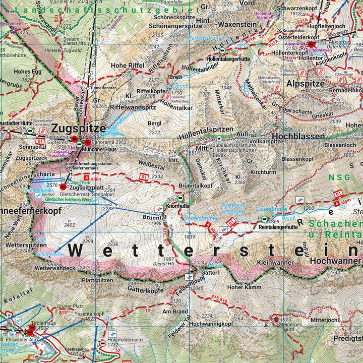 Produktbild Wetterstein - Karwendel, Wander-, Rad- und Freizeitkarte 1:50.000, freytag & berndt, WK 322
