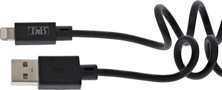 Actual product image T'nB TNB USB-C to Lightning spiral cable max. 1 metre (1 m, USB 2.0)