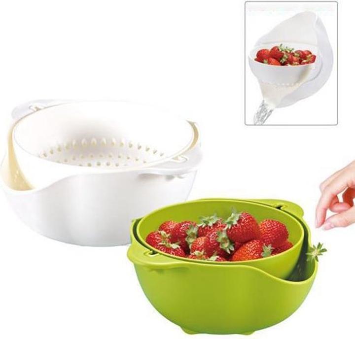 Actual product image JTI Roterande Durkslag och Skål - White