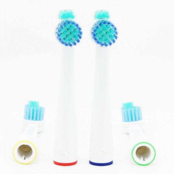 Actual product image Hermex Pack of 4 brushes compatible for Philips Sensiflex HX2012 HX1600 HX2012/30 (4 x)