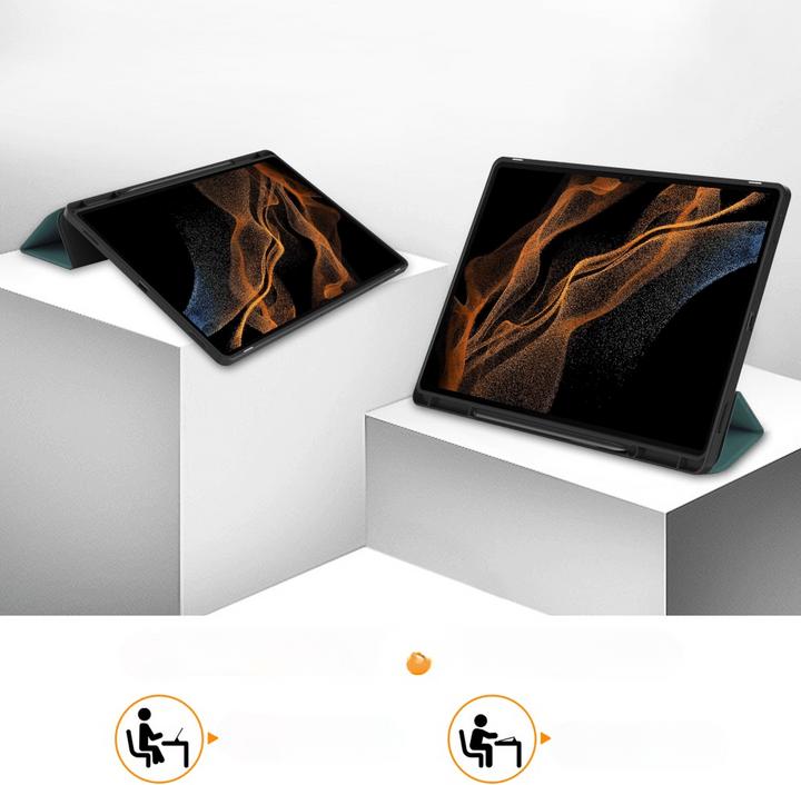 Actual product image Cover-Discount Galaxy Tab S10 Ultra - Smart Case Pencil Holder (Galaxy Tab S10 Ultra)