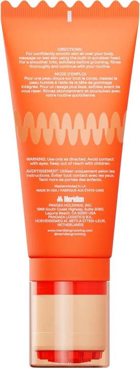 Actual product image Meridian Grooming The Scrub, Exfoliating Shaving Gel (177ml) (177 ml)