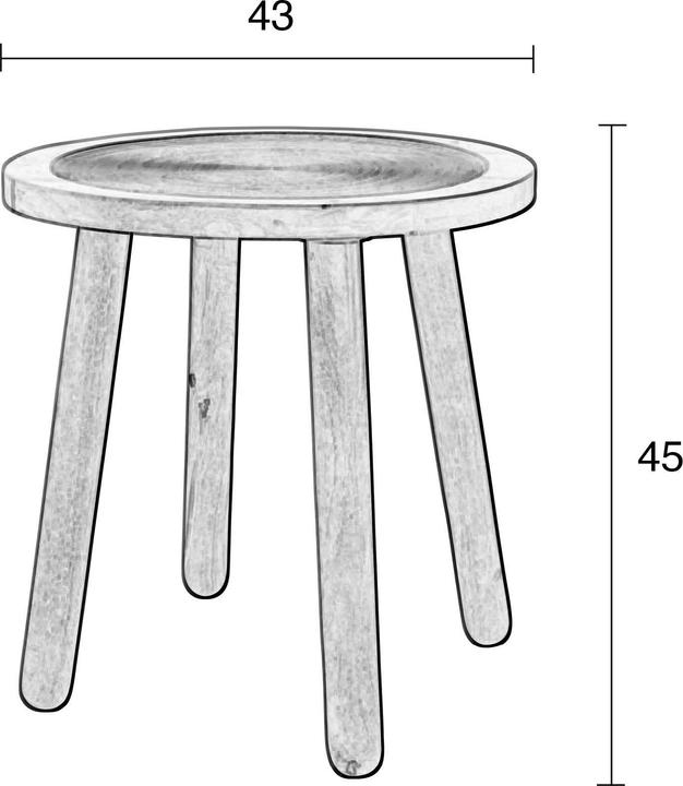 Actual product image Zuiver Dendron (43 x 43 x 45 cm)