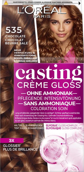 Actual product image L'Oréal Paris Casting Cream Gloss (535 Chocolat)