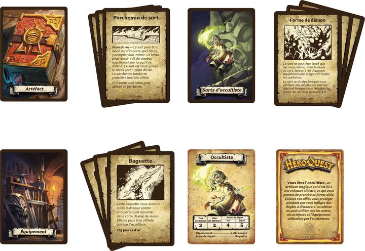Actual product image Hasbro Gaming HeroQuest The Prophecy of Telor Adventure Pack, HeroQuest base game required (French)