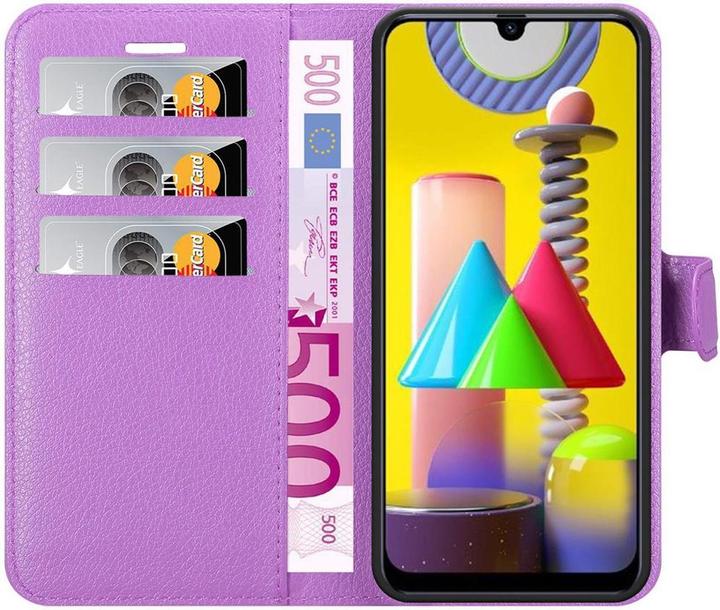Actual product image Cadorabo Book with stand function cover (Samsung Galaxy M31)