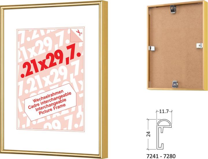 Actual product image Debex clip-on picture frame (70 x 100 cm)