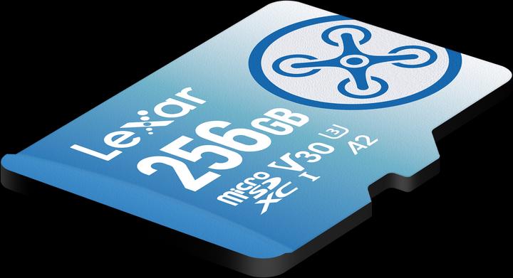 Image du produit Lexar High Performance MicroSD FLY (256 Go, microSDXC, U3, UHS-I)