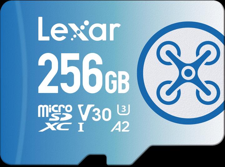 Image du produit Lexar High Performance MicroSD FLY (256 Go, microSDXC, U3, UHS-I)