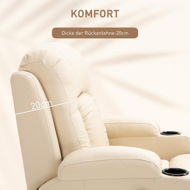 Produktbild Homcom Massagesessel mit Wippfunktion und Wärmefunktion
