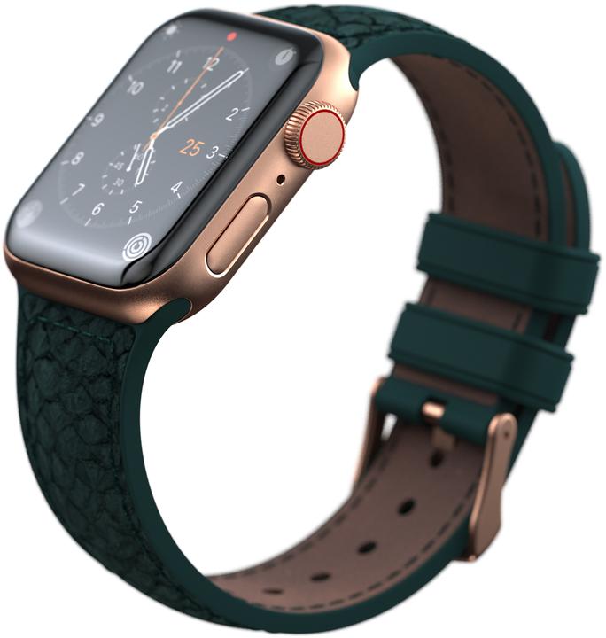 Actual product image Njord Jord Watch Strap For (40 mm, 41 mm, Stainless steel fastener, Salmon leather, Vegan Leather, Apple Watch)