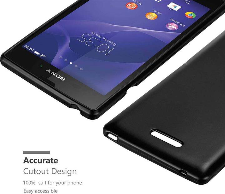 Productafbeelding Cadorabo TPU Matte Metallic hoes (Xperia T3)